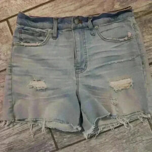 Madewell distressed denim shorts size 27 #275